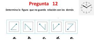 Razonamiento abstracto Prueba III Figura que no guarda relación [upl. by Enreval]