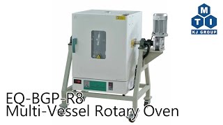 MultiVessel Rotary Oven for Homogeneous Hydrothermal Processing Operation Video EQBGPR8 [upl. by Cirdnek]