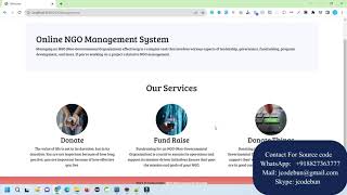 NGO Management Project in Spring Boot and Hibernate with source code [upl. by Mcmullan]