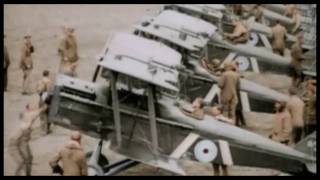 WW1 Aviation History In Color HD part1 [upl. by Illoh]