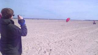 Sololaunch a twoline kite [upl. by Ayian774]