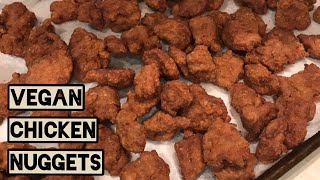 Vegan Seitan Chicken Nuggets Recipe [upl. by Illak]