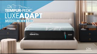 TempurPedic Luxe Adapt Medium Hybrid Mattress Expert Review [upl. by Zebulon]