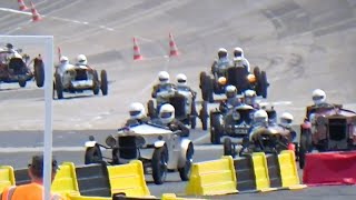 Iconic Prewar Race Cars in ACTION  Thunderbug Spider Special Piglet [upl. by Funk767]