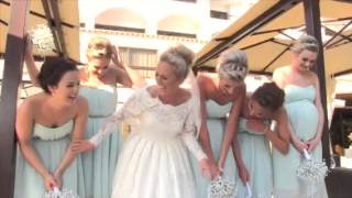 Coral bay beach hotel Cyprus Gary and Katies wedding highlights01072015 [upl. by Nesta26]