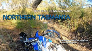 The beginning of a big day falling off Dirtbike riding Tasmania [upl. by Wsan68]