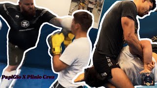 Training As A UFC Champion For A Day  PapiGio Mauled At Plinio Cruz’s Gym [upl. by Tteirrah336]