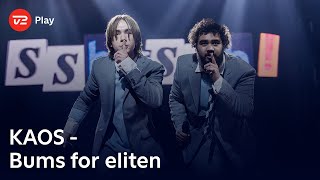 KAOS synger ’Bums for eliten’ – Tobias Rahim feat Artigeardit Liveshow 1  X Factor 2024  TV 2 [upl. by Tlaw]