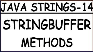 STRINGBUFFER METHODS REVERSE LENGTH AND DELETE IN JAVA WITH EXAMPLE [upl. by Annoel]