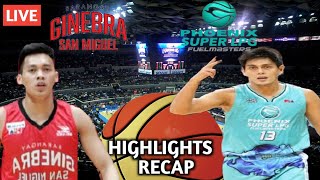 BRGY GINEBRA VS PHOENIX  GAME HIGHLIGHTS RECAP  December 9 2023  GAME UPDATE  PBA LIVE [upl. by Redliw]