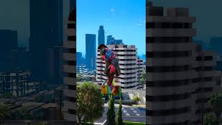 GTA V Spider Man Iron Man And Red Hulk Baby Is Kidnaped And Assemble Ending 😎 shorts spiderma [upl. by Aznofla]