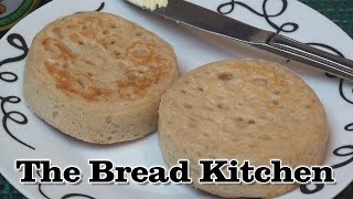 HomeMade Crumpets Recipe in The Bread Kitchen [upl. by Novyak]