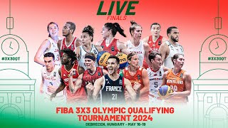 RELIVE  FIBA 3x3 Olympic Qualifying Tournament 2024  Finals  3x3 Basketball [upl. by Goldie]