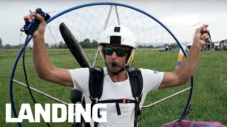 Landing  Top Tips for Paramotoring [upl. by Lamoree]