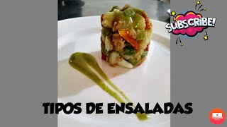 Tipos de ensaladas Emulsiones estables e inestables Elkis Padilla  Cocinero Ensaladas [upl. by Mathias]