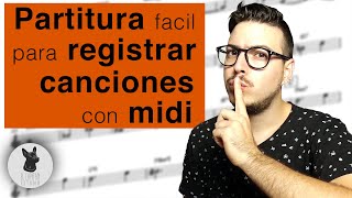 Cómo Escribir Partitura para Registrar Canciones en SADAIC usando MIDI  Súper rápido y fácil [upl. by Anikehs]