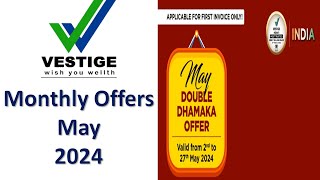 Vestige Offer May 2024  Vestige Double Dhamaka Offer mitalijoshi vestige [upl. by Ginder]