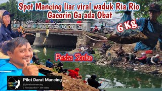 SPOT MANCING LIAR TERBARU VIRAL WADUK RIARIO GACORNYA GA ADA OBAT [upl. by Romo]