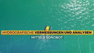 GTEC Positioning  Hydrographic survey and analysis with EvoLogics SONOBOT USV [upl. by Hctub]