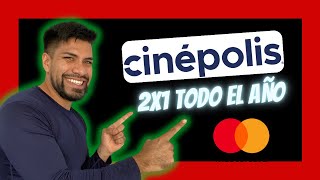 ¿Cómo obtener 2x1 en CINÉPOLIS con MASTERCARD  Todos los días [upl. by Weisbart114]