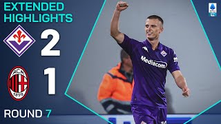 FIORENTINAMILAN 21  EXTENDED HIGHLIGHTS  SERIE A 202425 [upl. by Backer]