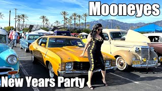 Mooneyes New Years Party 2024 Classic Car Show Irwindale California [upl. by Norton]