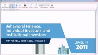 Preview  CFA Curriculum EBook Version [upl. by Kylen]