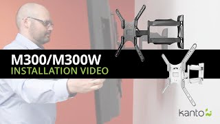 M300 TV Mount Installation Guide  Kanto Mounts [upl. by Nonnerb]