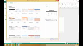 Publisher 2013  Hacer calendarios personalizados [upl. by Erastes588]