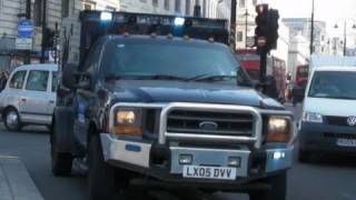 Jankel Guardian Escorted by London Police BMW DPG CO6 ARV [upl. by Sheya]