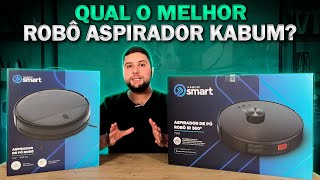 Qual o Melhor Robô Aspirador da Kabum Comparamos o Smart 100 e o Smart 700 [upl. by Hecker643]