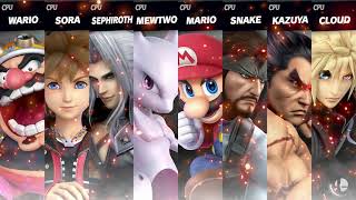 Super Smash Bros Ultimate  Mishima Dojo amp Hollow Bastion [upl. by Aitsirhc]