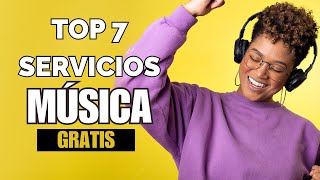 Las 7 Mejores Aplicaciones de Música Gratis 2024 [upl. by Sanoj]