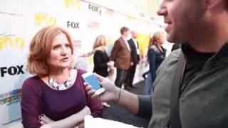 We interview Nancy Cartwright at quotThe Simpsonsquot 500th episode event [upl. by Sheffie]