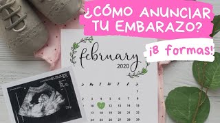 ➡️ 8 Ideas originales para anunciar el embarazo 🤰 ✨ [upl. by Merrily]