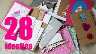 28x DIY kerstkaarten maken [upl. by Conan]