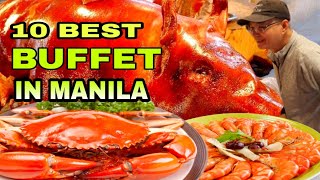 10 BEST BUFFET ALL YOU CAN EAT IN METRO MANILA [upl. by Daigle489]