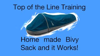 Home Made Bivy Sack Cheap and it Works [upl. by Mala]