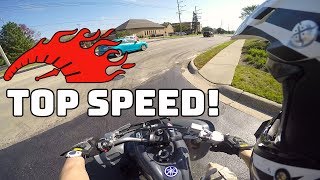 RAPTOR 700 TOP SPEED RUN STOCK [upl. by Melessa]