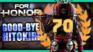 Grind to Rep 70 Hitokiri  For Honor Elimination  Huzzah [upl. by Enyleuqcaj]