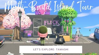 MultiTheme Island With Amazing Builds Animal Crossing New Horizons [upl. by Anthia381]