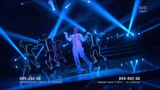 8 Danny Saucedo  Amazing Melodifestivalen 2012 Deltävling 4 720p HD [upl. by Randi]