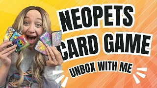 NEOPETS TRADING CARD GAME Unbox with Me [upl. by Gussie]