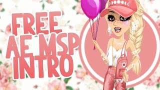 「MSP」Free After Effects MovieStarPlanet Intro Template  Tutorial  Watch me Edit [upl. by Sitto]