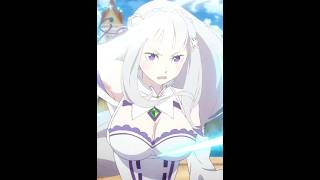 EMILIAS WONDERFULNESS 💜  REZERO EDIT rezero anime animeedits natsukisubaru rezeroedit [upl. by Dorene]