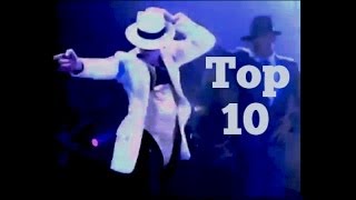 BEST DANCE MOVES  Top 10  Michael Jackson [upl. by Trinee]