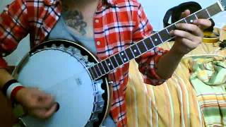 Drunken lullabies  Flogging Molly banjo Cover Full [upl. by Kred527]