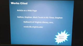 How to Use MLA Citation 8th Edition [upl. by Joni]