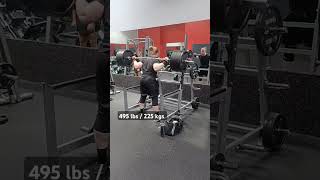 495 kbs  225 kgs squat [upl. by Ahsinek]