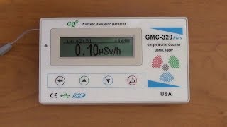 Dosimeter GQ GMC320 PLUS [upl. by Salohci544]